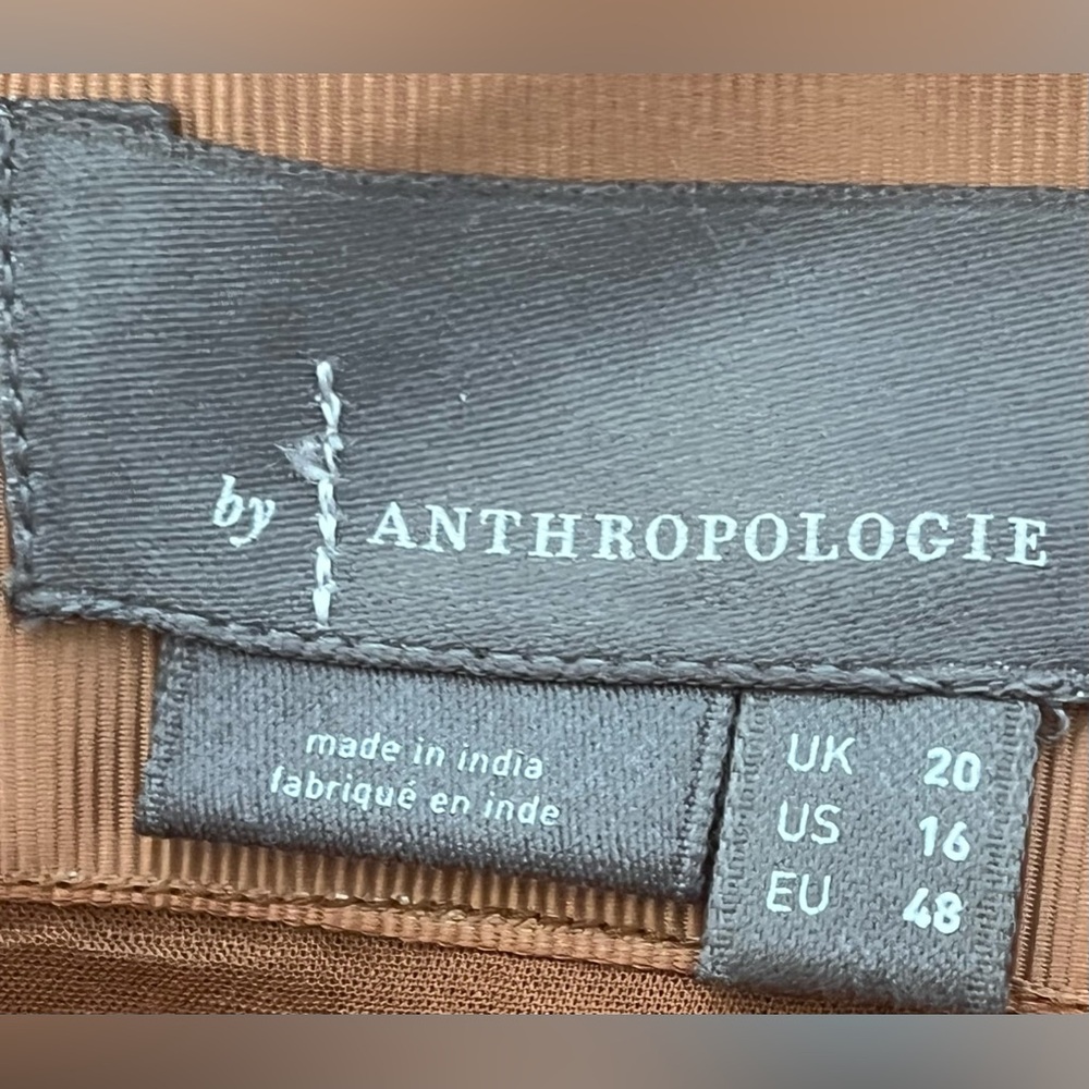 Anthropologie Embroidered Racerback Dress - Picture 8 of 10